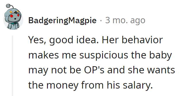 Looks like someone's stirring up a DNA drama for a paycheck! Time for OP to pull out the truth kit!