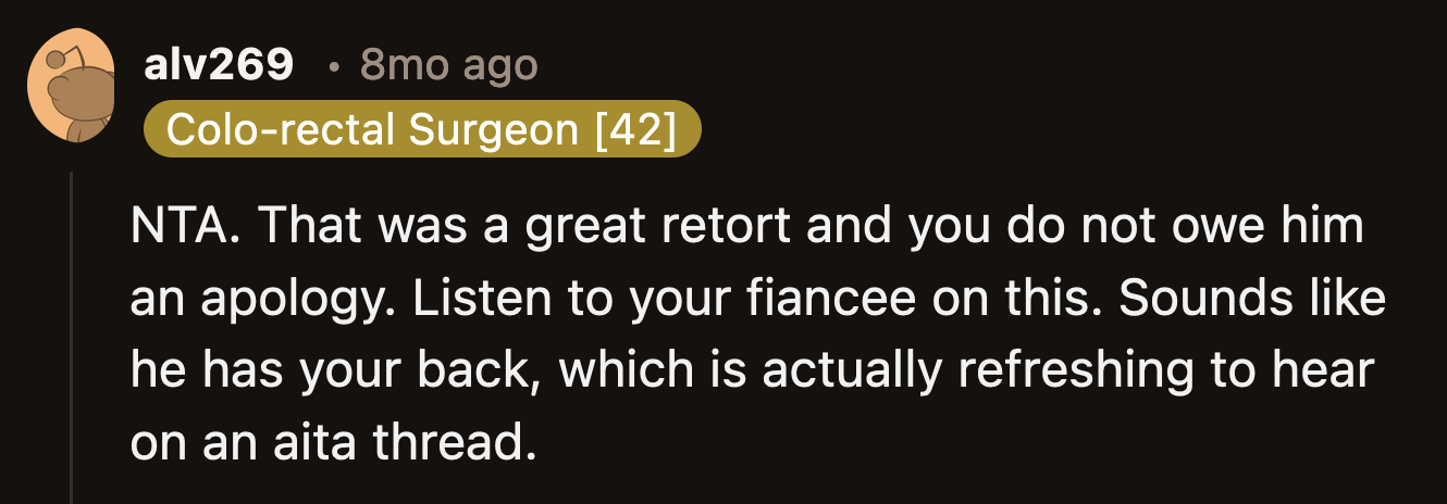 OP should trust what Jake said. This isn't her fault. Daniel insulted her unprovoked.