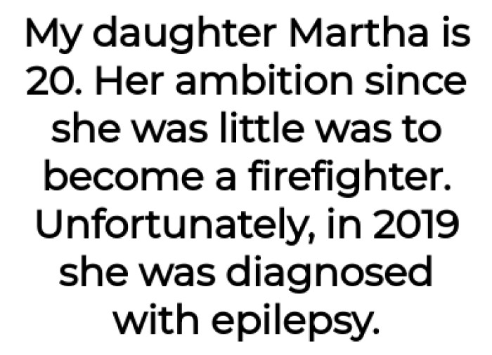 His Daughter's Ambition Was to Be a Firefighter