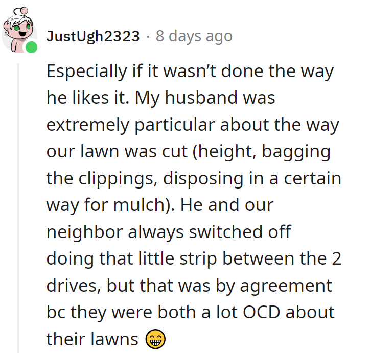 Between two driveways lies the fine line of OCD lawn diplomacy! Who knew lawns could spark such passion?