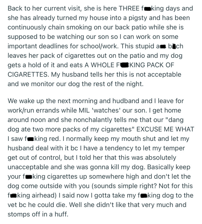 OP’s MIL Has Been a Menace Since She Arrived at Their Home