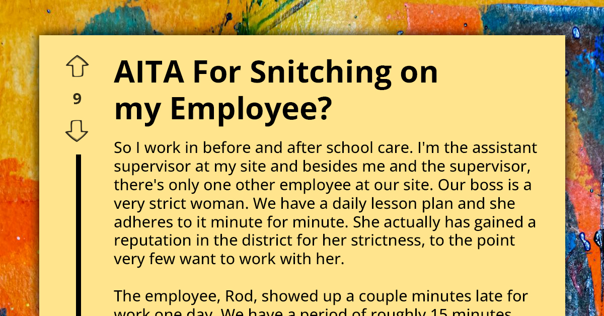 Acting Supervisor Dragged To Filth Online For Snitching On New Employee