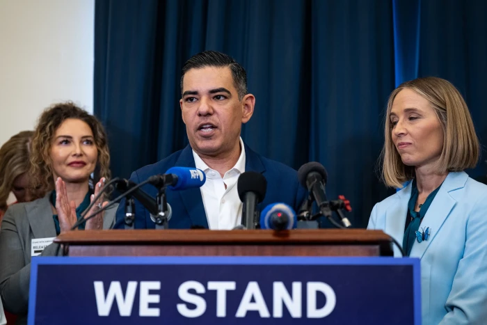 White House briefing room, officials address allegations DOJ concealed Epstein documents