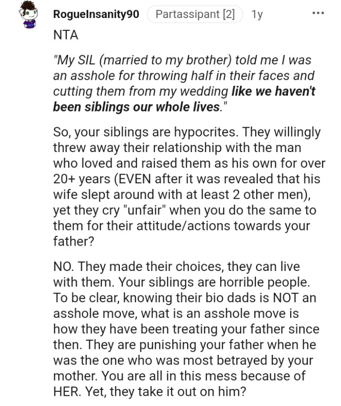 They made their choices and they can live with them