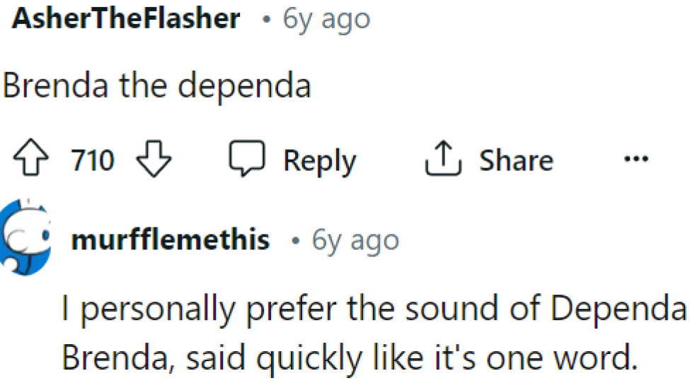 People started making fun of this dependa.