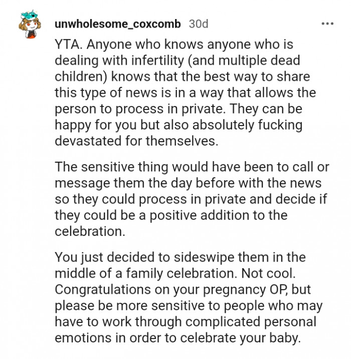 They could be a positive addition to the celebration