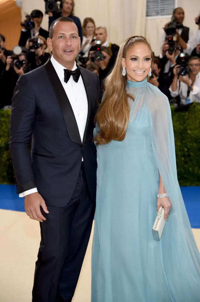 25. Jennifer Lopez and Alex Rodriguez met at a 2015 baseball game and started dating in 2017