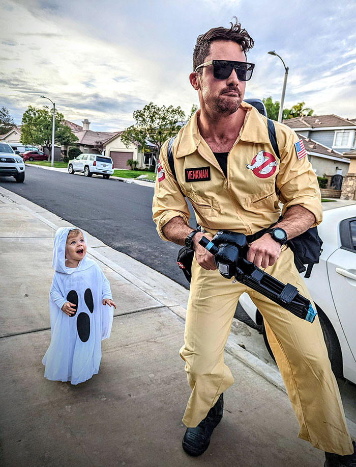 28. My Niece Wanted To Be A Ghost For Halloween, So I Obviously Had No Choice