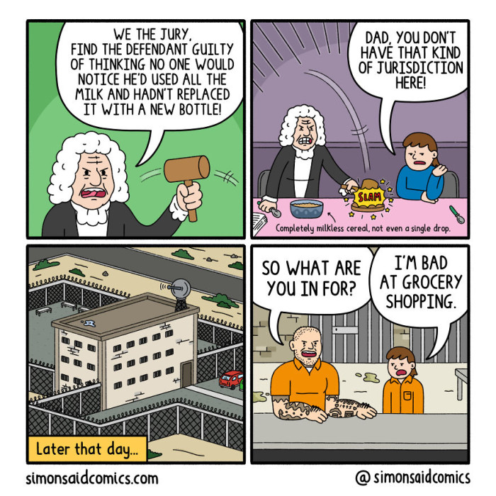 35. Bad at grocery shopping