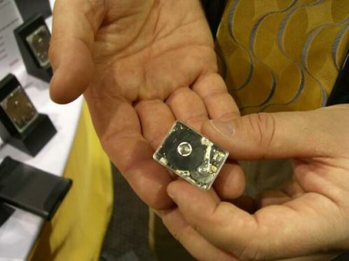 "The World's Smallest Hard Drive, 8gb Of Storage Measuring In At.85 Inches, From A Time Before SSDs"