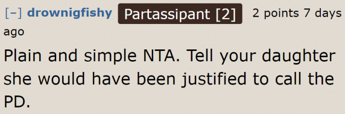 The teenager can always call the cops if this happens on the OP's property.