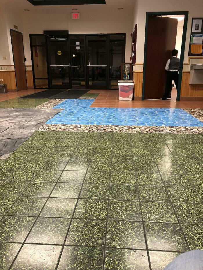 1. I Think The Flooring At This Banquet Belongs Here