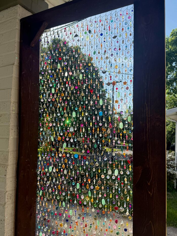 "I Walked In Half Of My Porch End With A Giant Suncatcher!"