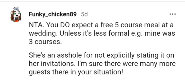 There must be many more guests in the OP's situation