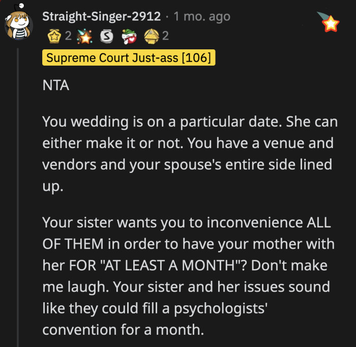 OP's sister has an obsession with stealing anything important to OP