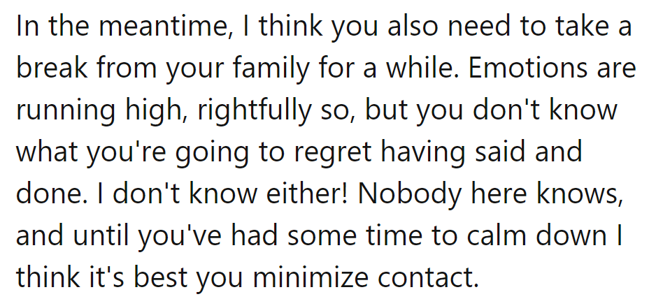 Time for a family timeout! Let emotions cool off like yesterday's coffee.