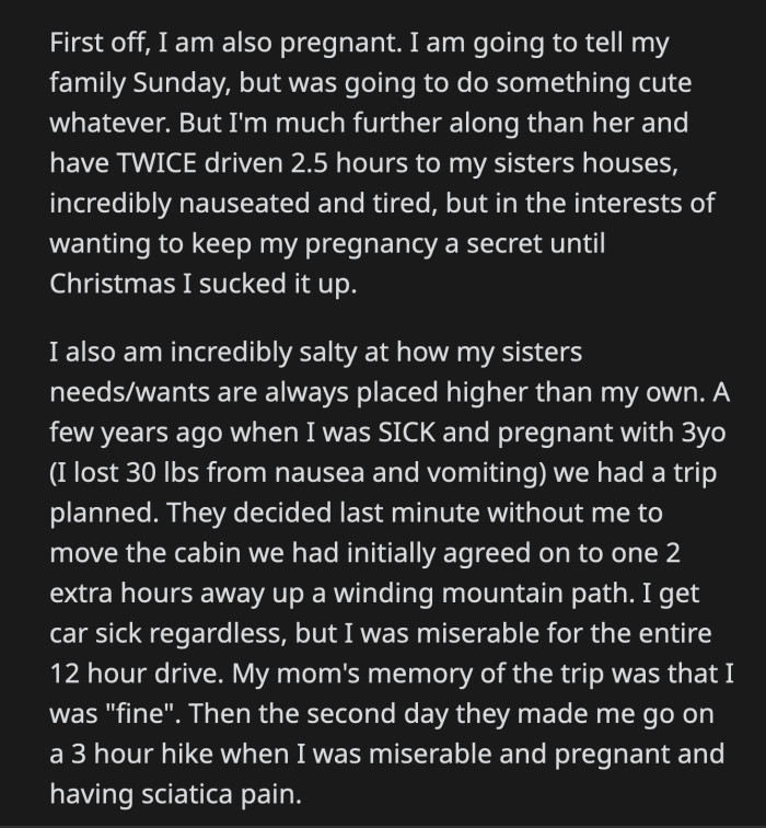 OP said this 5-hour drive will sap their energy which isn't ideal when their mom wants a whole day of celebration