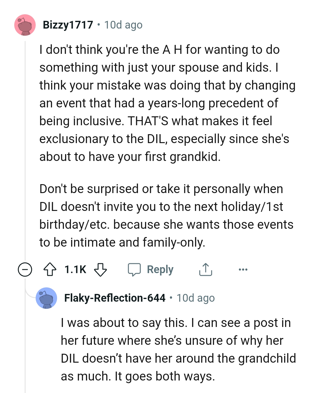 She's About to Have the OP's First Grandchild