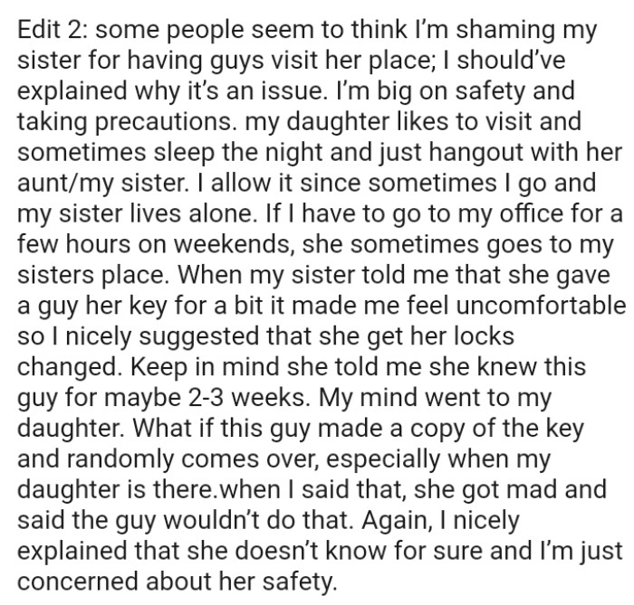 The OP added a second edit