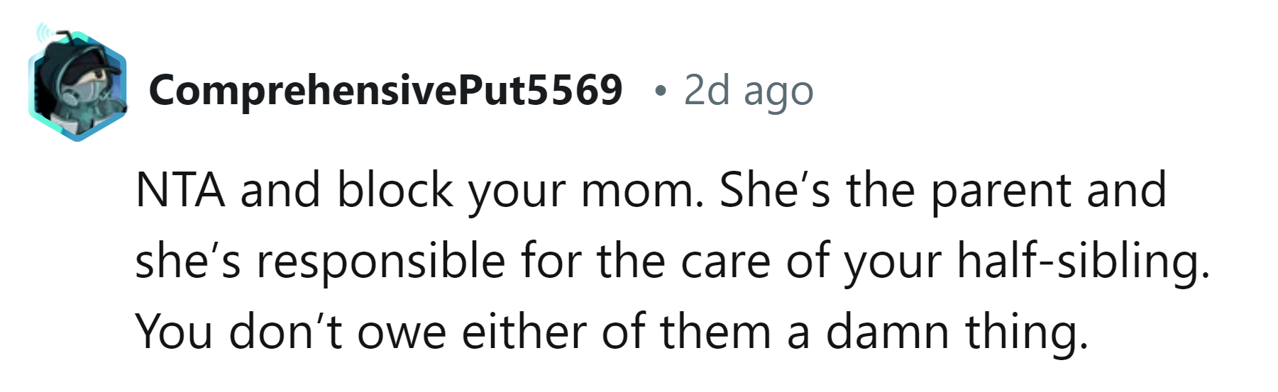 Time to block your mom.