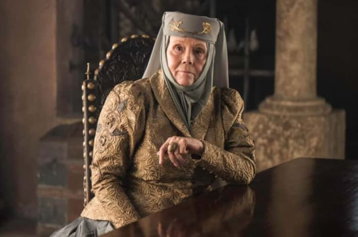 8. Diana Rigg in “Game of Thrones”