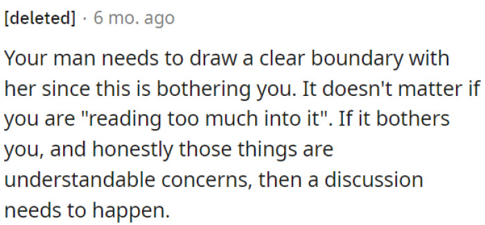 OP's partner should also set clear boundaries with her cousin.