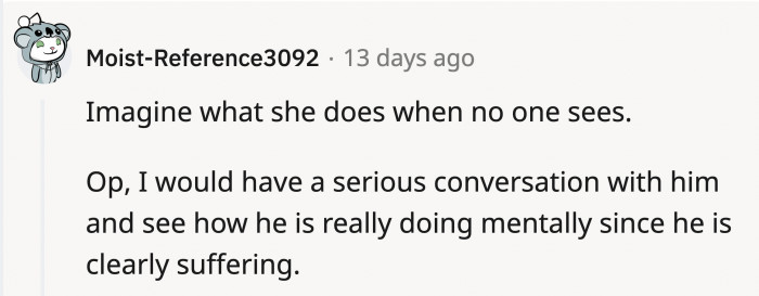 What is possibly happening behind closed doors is worrying Redditors