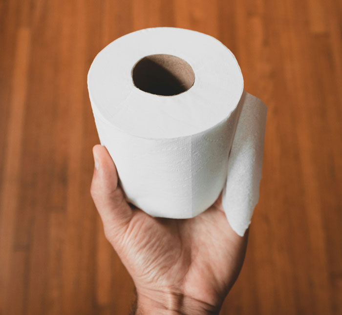 30. Cheap toilet paper.