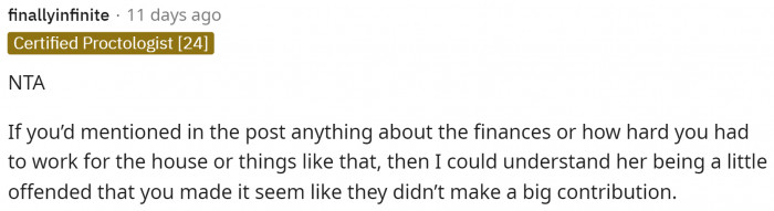 This is another long comment, but they definitely have a point with this one.