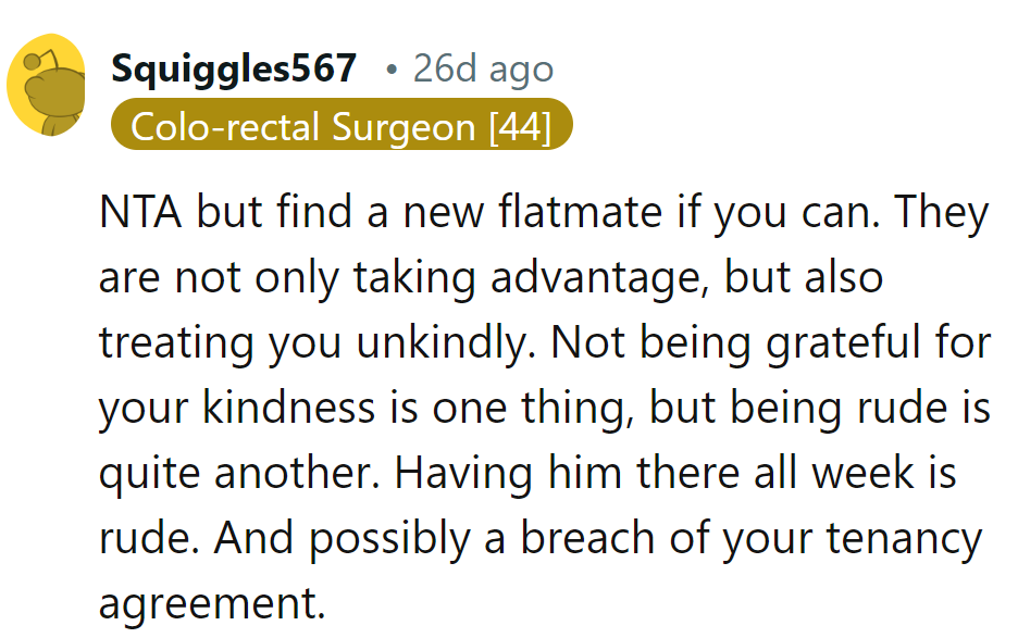 Being ungrateful is one thing, but being rude? That's a whole other lease violation.
