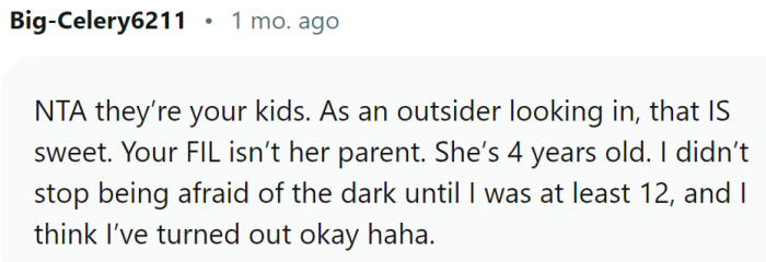 OP is the father, it is his call