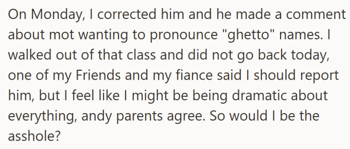 His comment crossed a line she couldn’t ignore, leaving her torn between standing up for herself or being seen as overreacting.