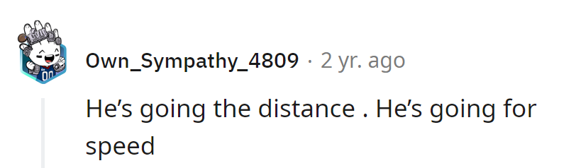 He's racing to the finish line, leash in hand, with a need for speed!