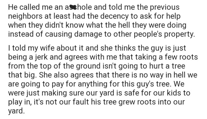 Ever since, there has been tension between both families