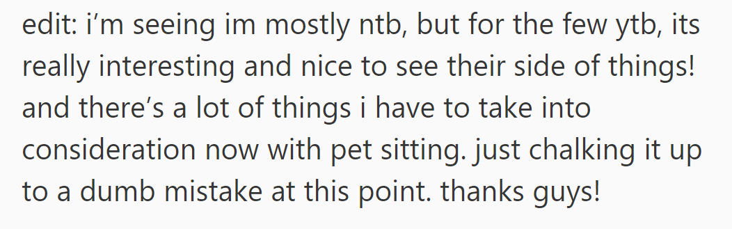 An update from OP...