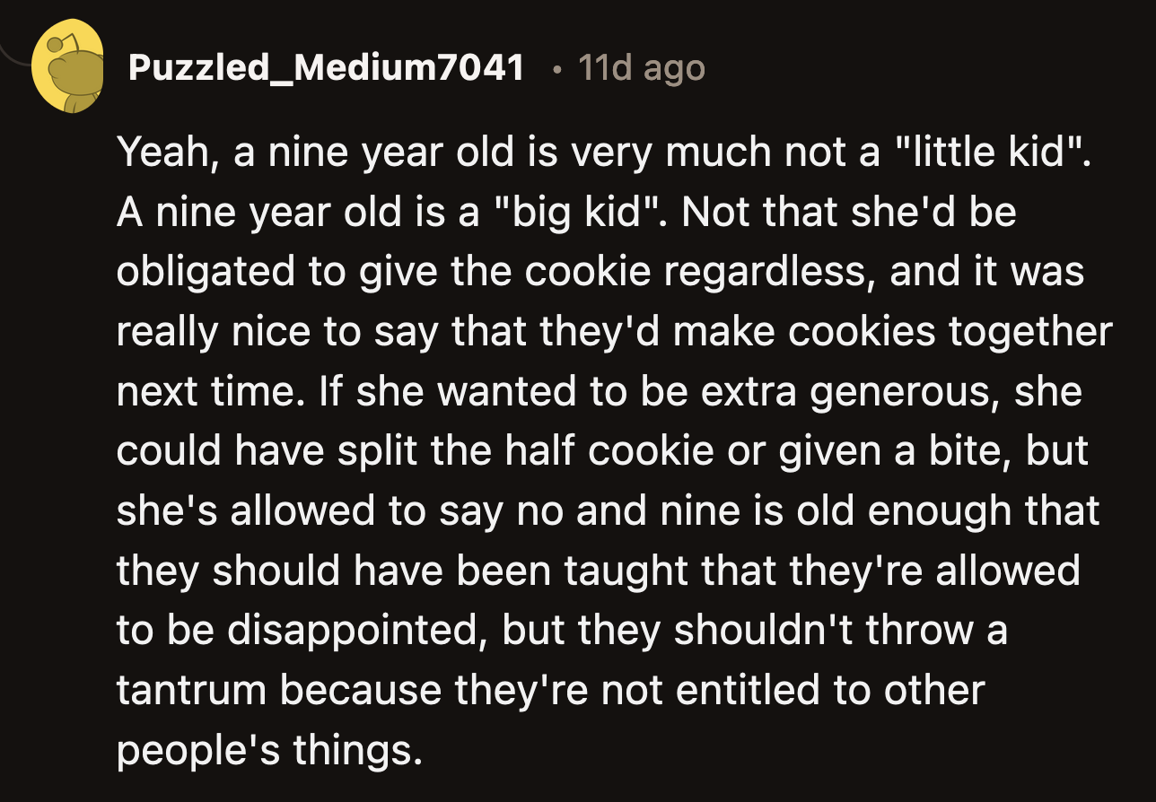 If everyone coddles this child, he will create a lot more trouble in the not-so-distant future.