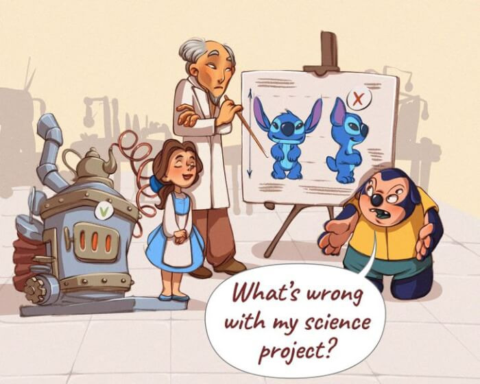 5. This is definitely the team of the most intelligent students in the class. But I’m curious, which of the two is smarter: Belle or Jumba Jookiba?