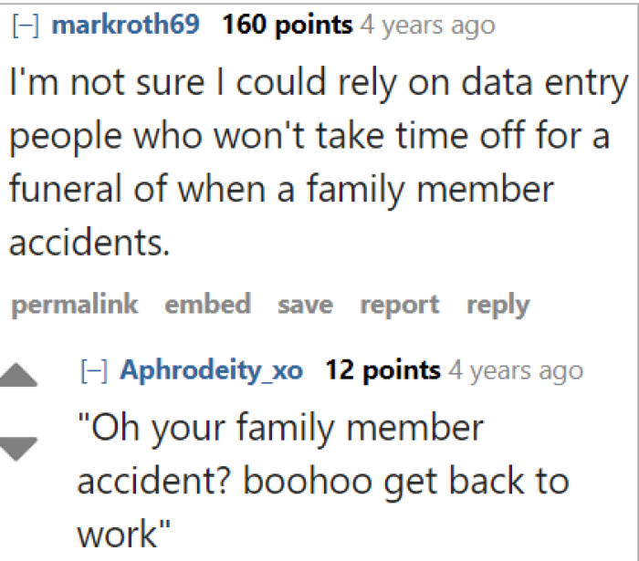 Does the employer even want to hire a human being, one who has feelings and worries?