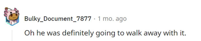 If there were a gold medal for wagon-walking intentions, he'd be on the podium already.
