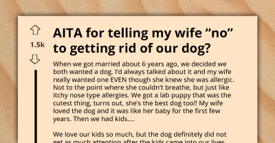 Family Drama Erupts As Wife Pressures To Give Away Beloved Family Dog