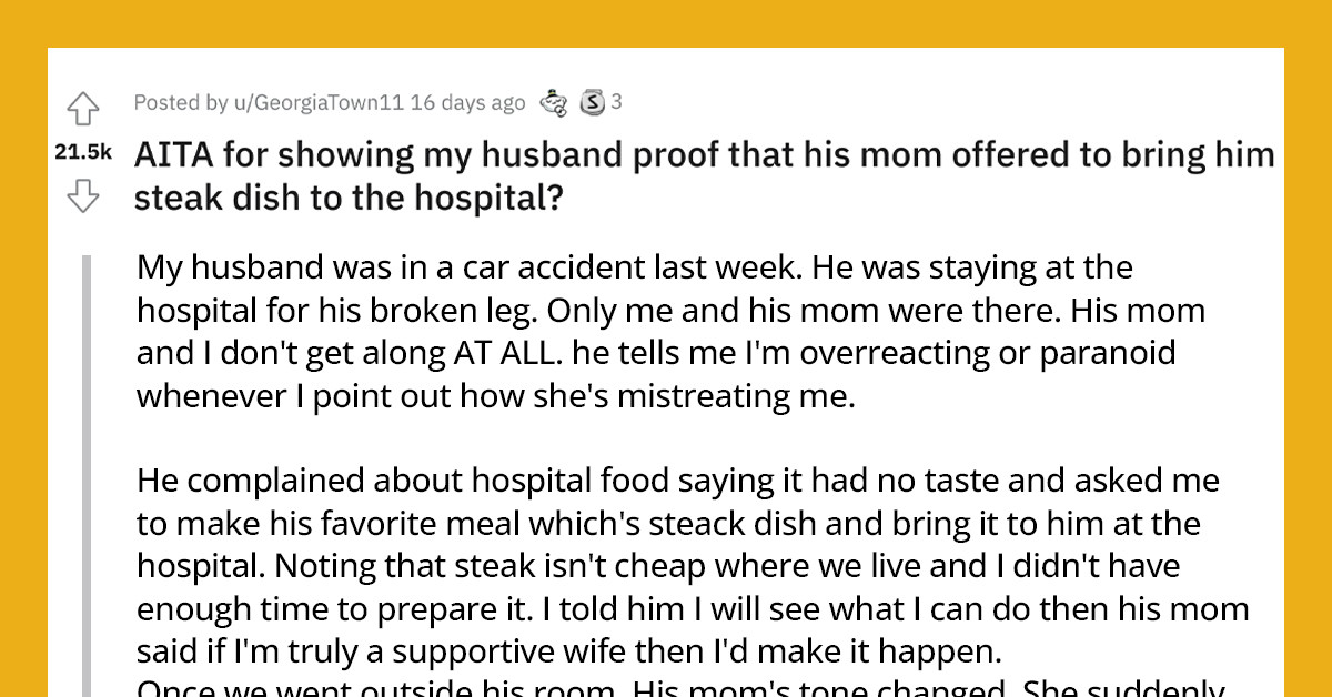 Woman Proves How Evil Her Mother-In-Law Is To Her Husband By Putting Her On Speakerphone During Their Conversation