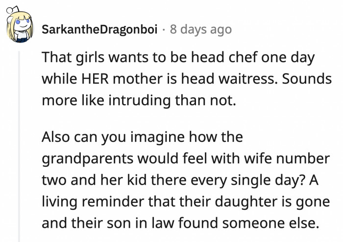 OP is right to call it uncomfortable.