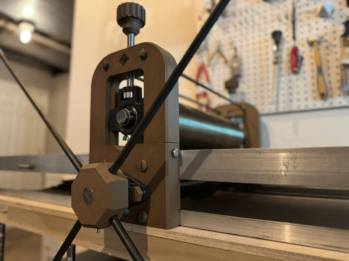 "Made A 3D-Printed Printing Press"