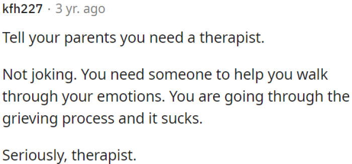 OP Needs a Therapist