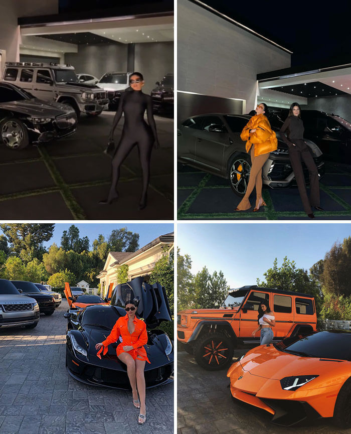 1. Kylie Jenner Displays Her Millions of Dollars Worth of Automobiles