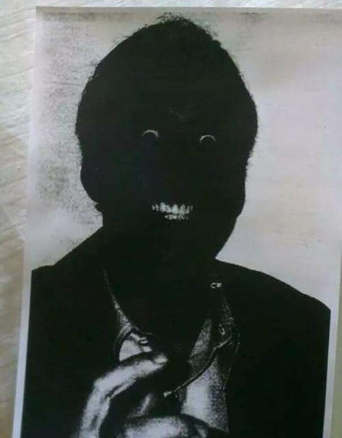 24. A Friend's Printer Broke; Here's The Result Of Him Printing Off A Picture Of Nicolas Cage