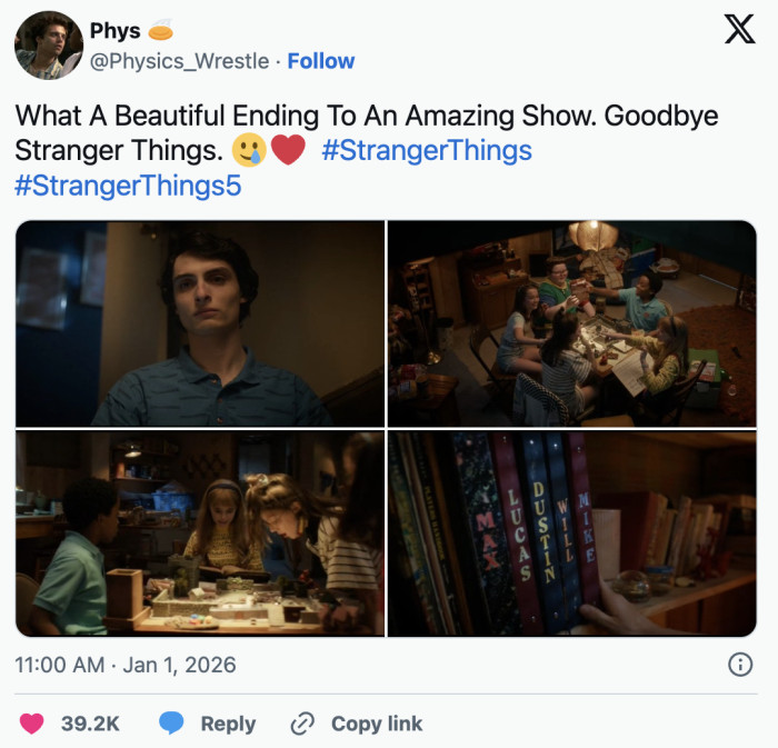 Once the credits rolled, the real finale began online.