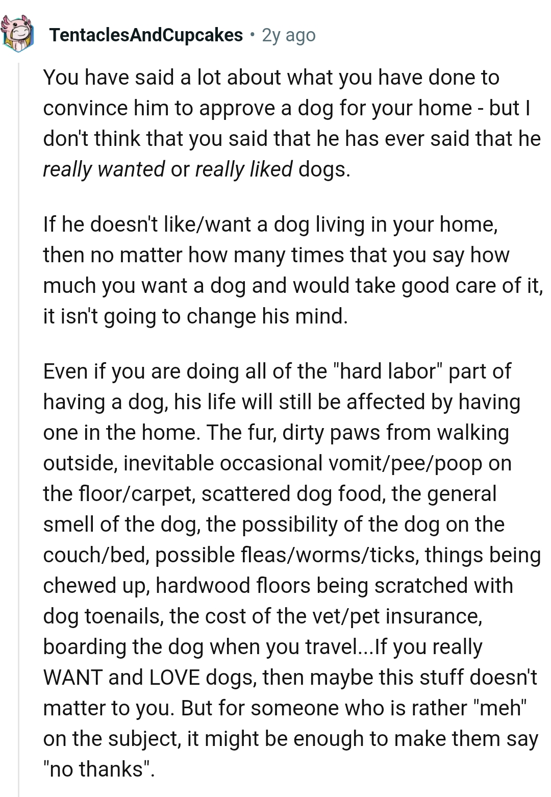 Doing all the hard labor