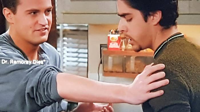 1. Matthew Perry lost part of his middle finger as a child when it got slammed in a car door.