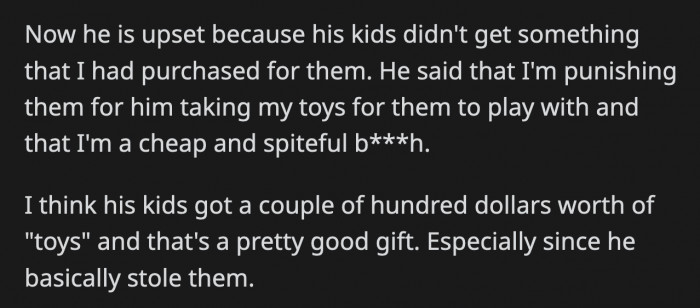 Her brother? Not so much. Their mom had already told him that the gift was supposed to be a PS5.